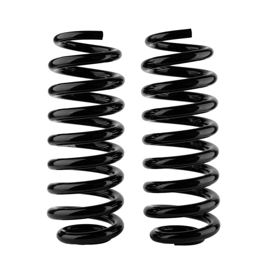 Old Man Emu ARB/OEM coilover springs for Jeep WK2 rear, showing the black coil spring with metal coil ends.