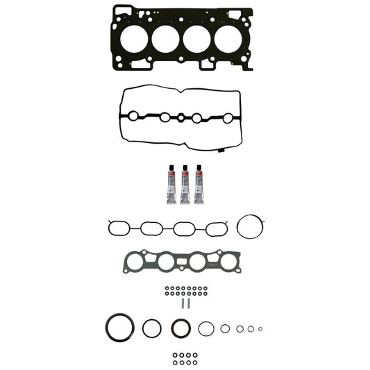 Fel-Pro Nissan Sentra HS 26589 PT PermaTorque engine cylinder head gasket set, showing the gasket components and packaging.
