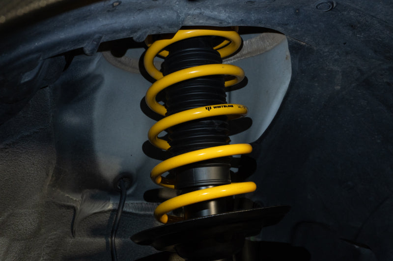 Whiteline Subaru Crosstrek front and rear lift kit bushing components, designed for 24-26 models, for improved suspension performance.