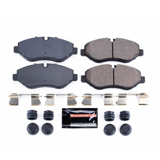 PowerStop Z23 Evolution Sport brake pads with hardware for 2007-2009 Dodge Sprinter 2500 front brake system.