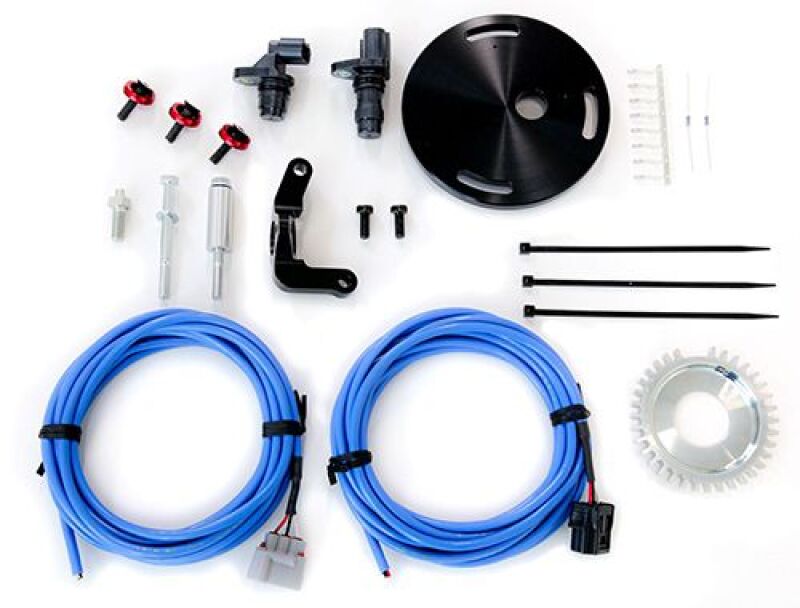 HKS RB26 crank angle sensor wiring harness kit with connectors for precise engine timing and performance.