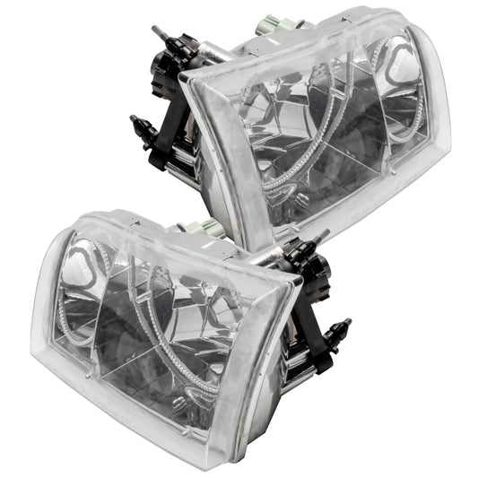 Oracle Ford Crown Victoria SMD HL headlight with chrome finish, halogen bulb, and simple controller visible in the image.