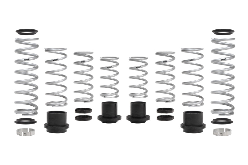 Eibach Stage 2 PRO-UTV suspension spring kit for 2020-2021 Polaris RZRXP Turbo S, showing the coil springs and suspension components.