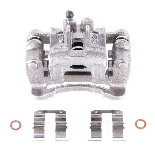 PowerStop rear Hyundai Tucson brake caliper with bracket, OE style, designed for 2010-2015 models, automotive brake replacement part.