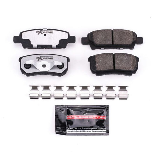 PowerStop Z26 rear brake pads for Chrysler 200, performance brake pads with hardware for enhanced stopping power.