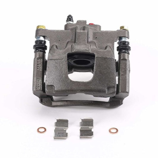 PowerStop OE rear left or right autospecialty brake caliper with bracket for Jeep Wrangler 2007-2017, showing the caliper and mounting bracket.