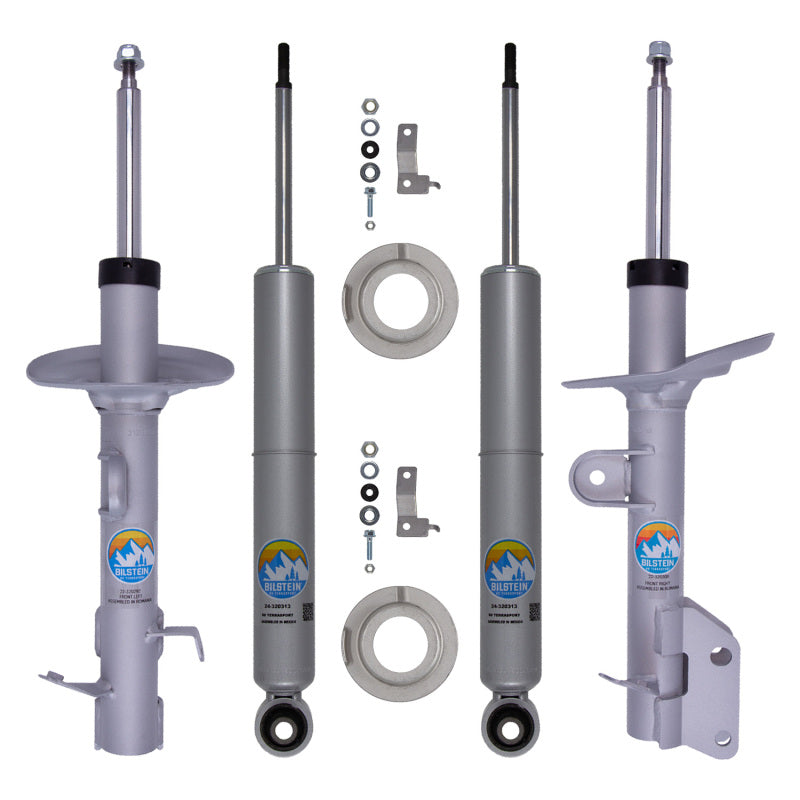 Bilstein B8 TerraSport lift kit shocks and struts for 2018-2020 Subaru Crosstrek with 1.5-inch lift, durable automotive suspension components.