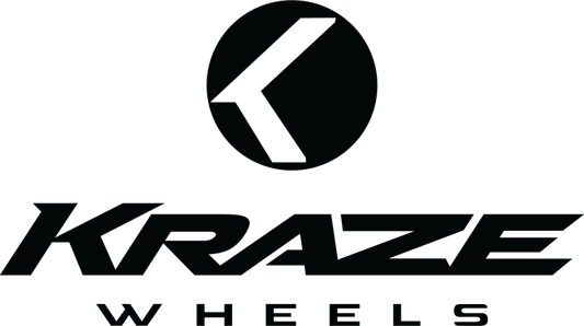 Kraze KR183 Spectra gloss black 18-inch cast wheel with 5x112/120 bolt pattern, 40mm offset, 74.1mm hub for cars.