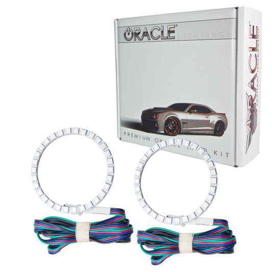Oracle Ford Ranger 01-03 LED Fog Halo Kit with ColorSHIFT lighting, showcasing vibrant, customizable fog light halo accents.