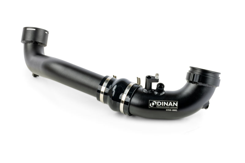 Dinan BMW G20 G22 G23 G42 B58D intercooler pipe kit with polished metal pipes and connections for improved engine performance