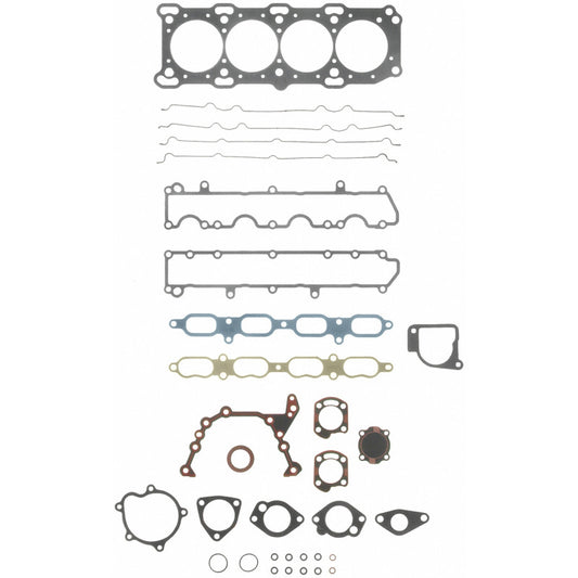 Fel-Pro Pontiac Grand Am head gasket set with PermaTorque technology, showing metal and rubber components.
