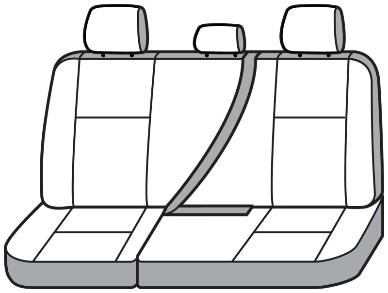 Covercraft waterproof black seat cover for Chevrolet Colorado 2023-2025, custom-fit SeatSaver seat cover on vehicle seat