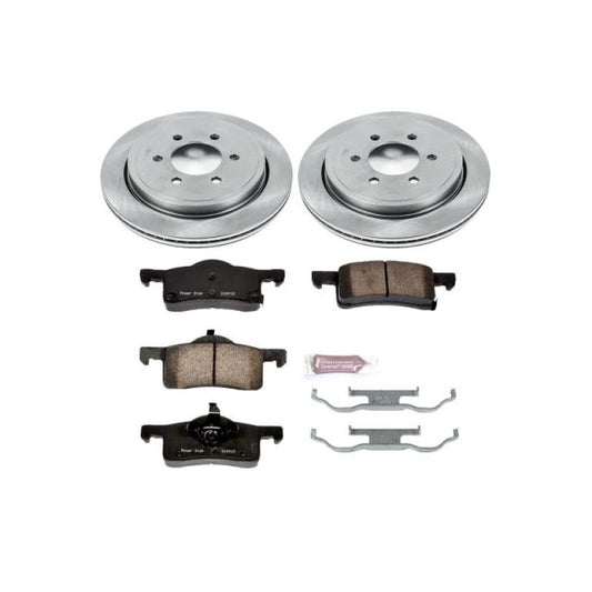 PowerStop OE rear brake kit for 2002-2006 Ford Expedition, automotive brake components for improved stopping performance.