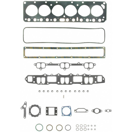 Fel-Pro Toyota Land Cruiser HS 9833 PT PermaTorque engine cylinder head gasket set, showing the gasket components and packaging.