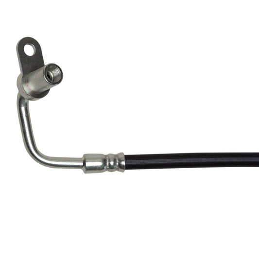 DFC 19-24 Ram 1500 front right brake hose from brake line kit, showing the flexible metal and rubber brake line component.