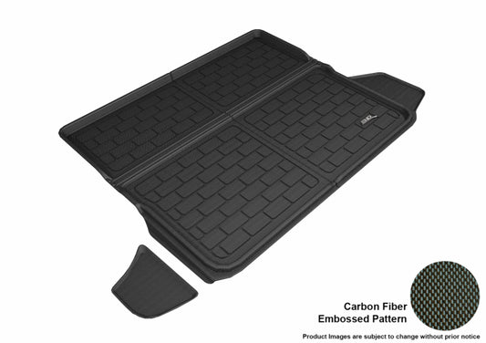 3D MAXpider black rubber cargo liner for Chevrolet Equinox and GMC Terrain 2018-2020, all-weather floor protection.