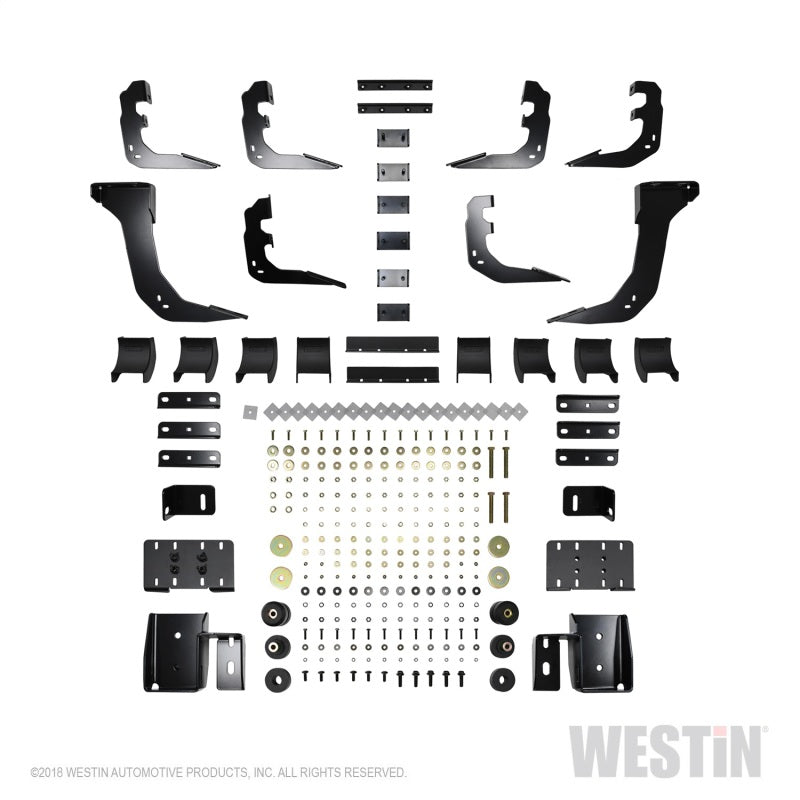 Westin 19-26 Ram 1500 Crew Cab R5 M-Series Wheel-to-Wheel Nerf Step Bars - Black