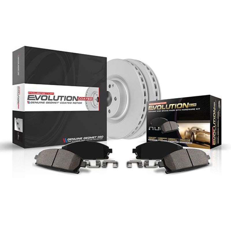 PowerStop 21-22 Toyota Sienna rear Z17 coated brake kit with performance brake components on a vehicle wheel assembly.