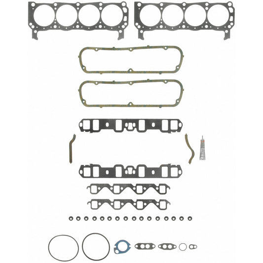 Fel-Pro Ford LTD HS 9333 PT PermaTorque engine cylinder head gasket set showing gasket components on a white background.
