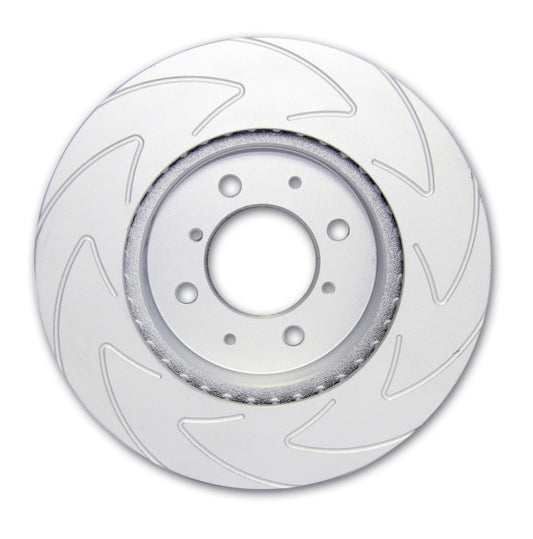 EBC 08+ Lotus 2-Eleven 1.8 Supercharged BSD front slotted brake rotors for high-performance stopping power.