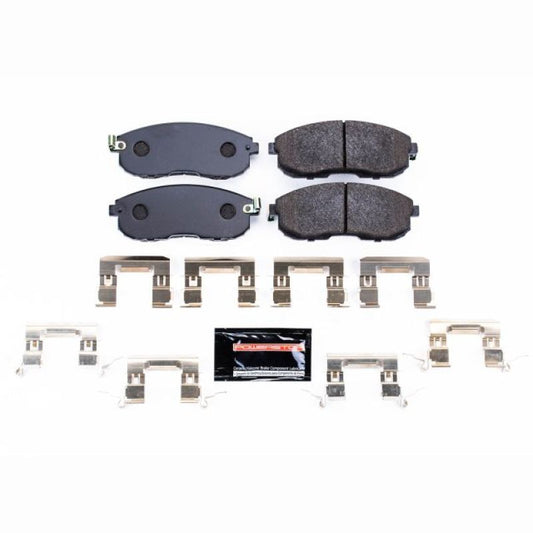 PowerStop racing front brake pads for Infiniti G35 2003-2005, high-performance brake pads with track day design