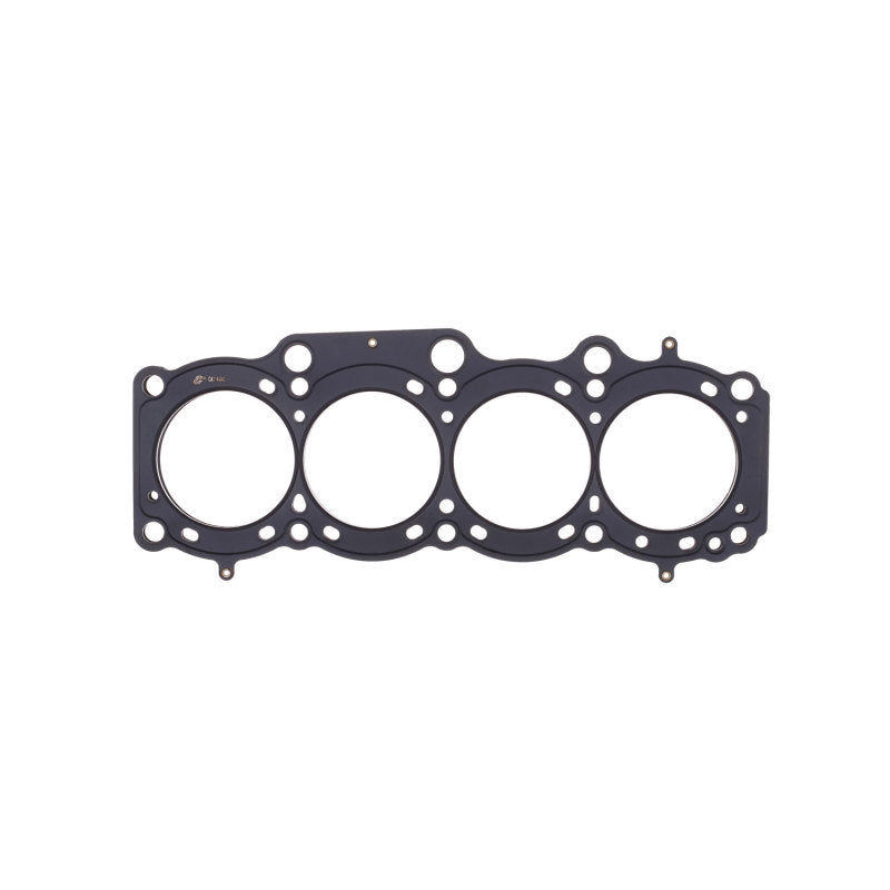 Cometic Toyota 3S-GE/3S-GTE MLS head gasket with 87mm bore and .045 inch thickness, featuring detailed metal surface design.