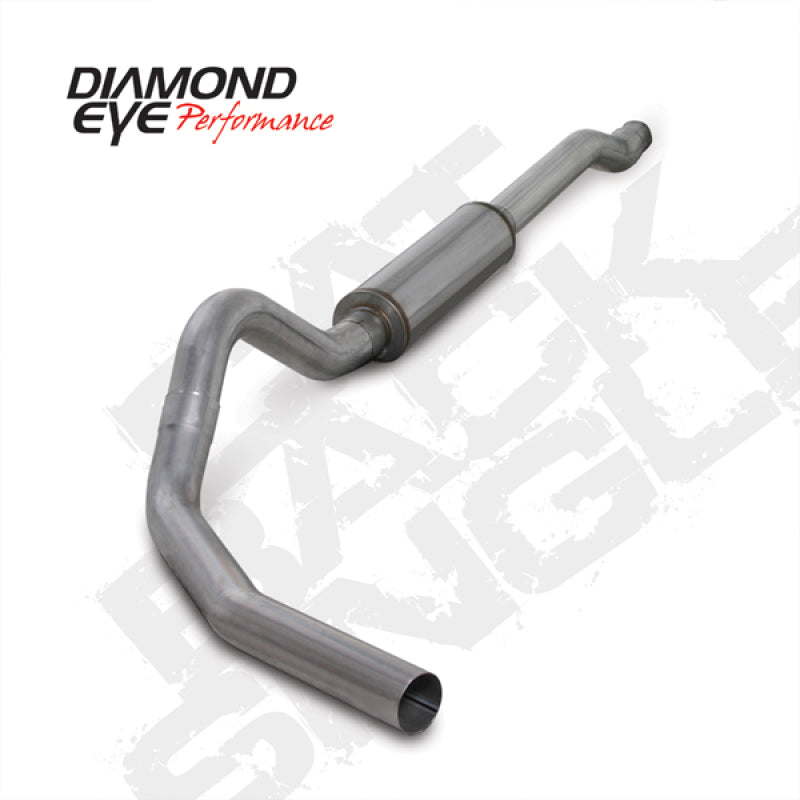 Diamond Eye Performance Catback exhaust system for 2003-2007 Ford F250/F350 6.0L diesel truck, showcasing the single AL design.