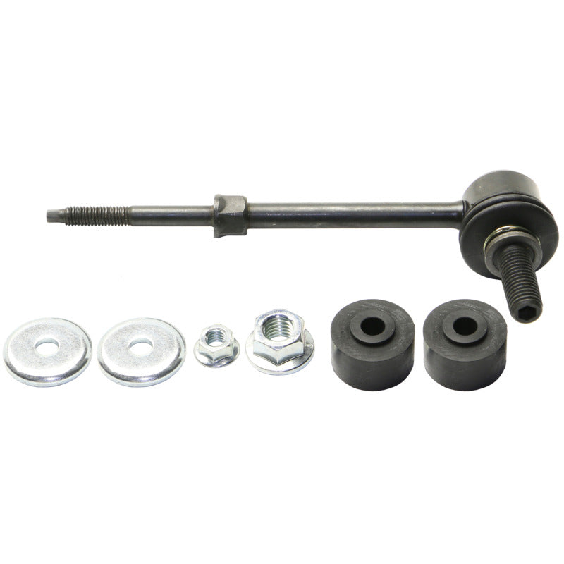 Moog Chevrolet Equinox rear sway bar endlink kit, compatible with 2008-2017 models, showing the sway bar links and mounting hardware.