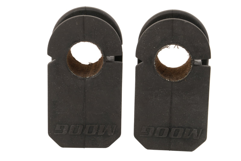 Moog Ford E-350 Super Duty sway bar bushings kit, front to frame stabilizer bar bushings for vehicle suspension.