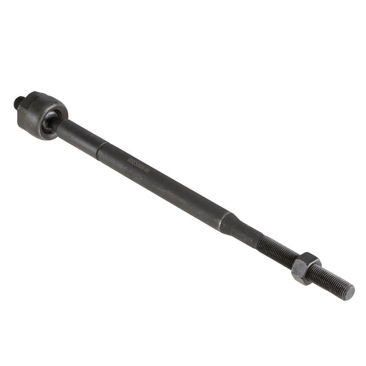 Moog front inner tie rod end for 2004-2008 Chrysler Pacifica, close-up view showing metal ball joint and threading for steering connection.