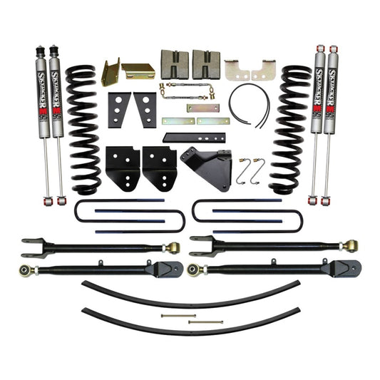 Skyjacker 8.5-inch KT CLII lift kit for 11F250 gas trucks, featuring durable components and off-road suspension enhancement.