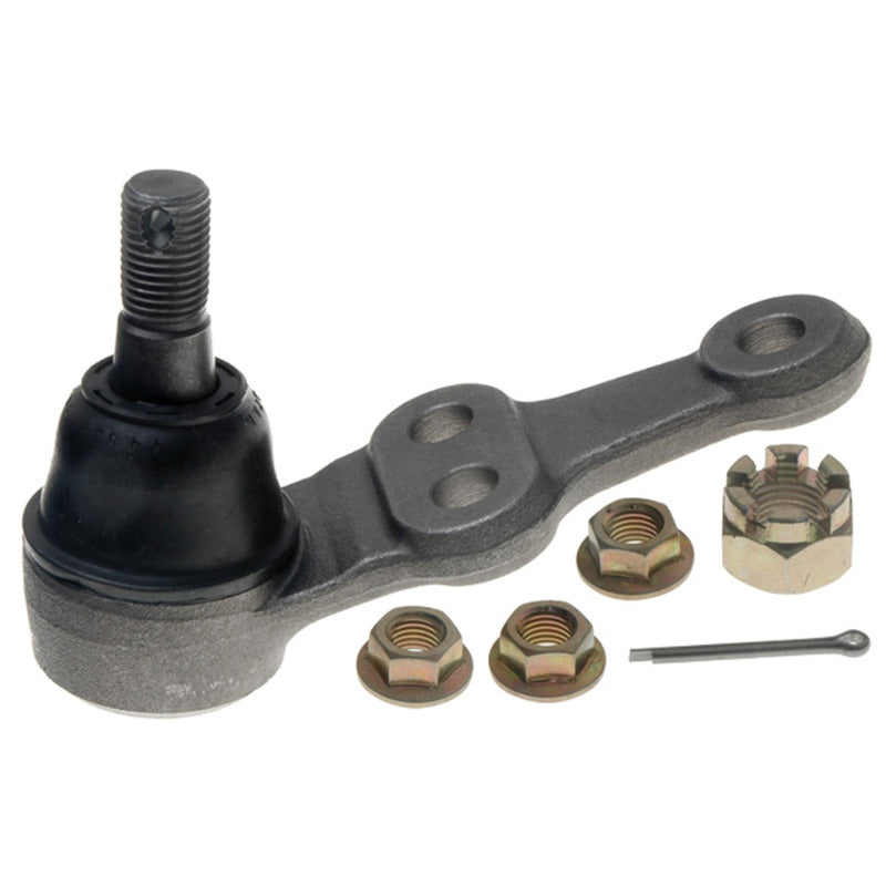Moog rear right sway bar link for Honda CR-V 1997-2001, durable sway bar endlink with metal and rubber components.