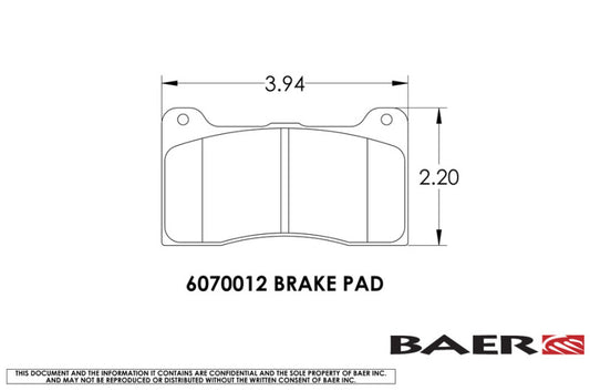 Baer Brakes 15-23 Ford Mustang SS4+ Deep Stage Rear SDZ Brake Kit with clear calipers and rotors for high-performance stopping power.