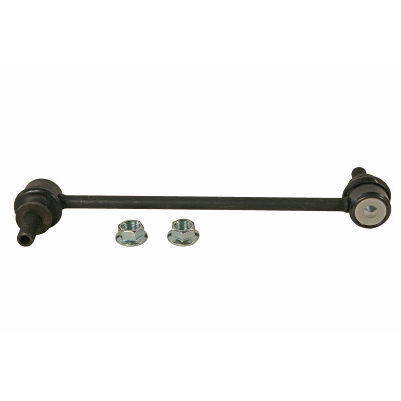 Moog Subaru BRZ 2013-2019 front sway bar endlink showing metal linkage and rubber bushings for suspension stability.