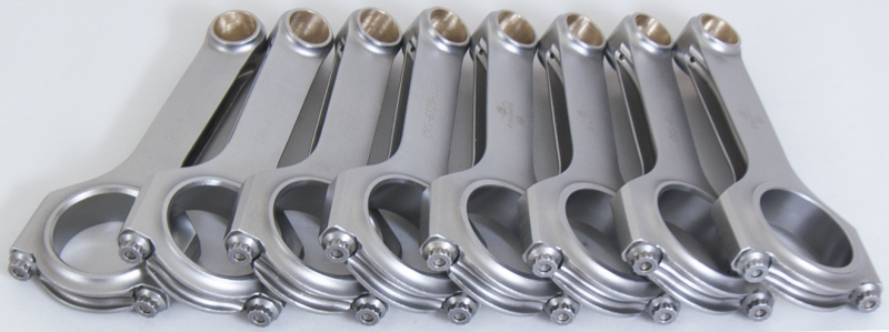Eagle Dodge Stroker Hemi 6.125-inch forged steel connecting rods set of 8 for 8-cylinder engines, high-performance engine parts.