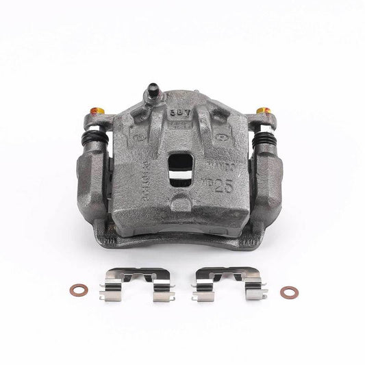 PowerStop OE brake caliper with bracket for Hyundai Elantra 2011-2012, front left or right, for reliable braking performance.