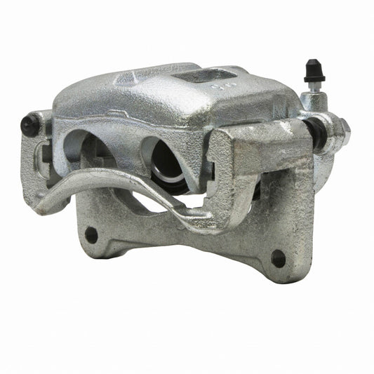 Silver zinc coated DFC OE brake caliper for Mitsubishi Montero 2000-2006, front-right replacement part.