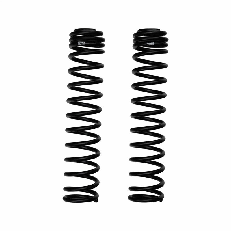 Skyjacker 84-01 Jeep XJ front dual rate long travel coil springs for 8-inch lift, designed for enhanced off-road performance