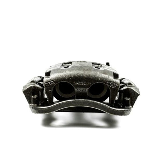 PowerStop OE front right brake caliper with bracket for Ford F-250 Super Duty 2005-2012, automotive brake part.