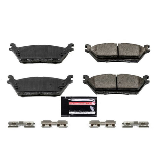 PowerStop Z23 Evolution Sport rear brake pads for 2018-2019 Ford Expedition with hardware, high-performance brake replacement