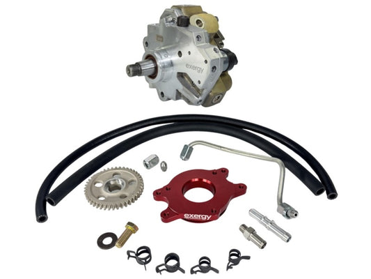 Exergy 2017+ Duramax L5P 12mm Stroker CP3 injection pump conversion kit for diesel engine performance upgrade.