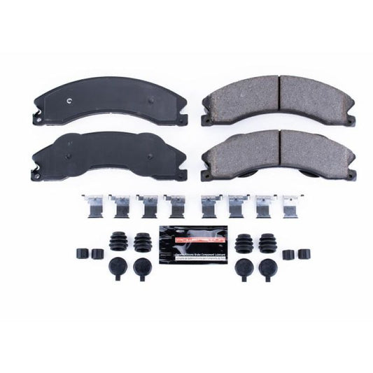 PowerStop Z23 Evolution Sport brake pads for 2011 Chevrolet Silverado 2500 HD, front or rear, with hardware included