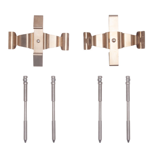 DFC Chevrolet Corvette rear brake hardware kit with premium components for 2013-2015 models, including clips and springs.