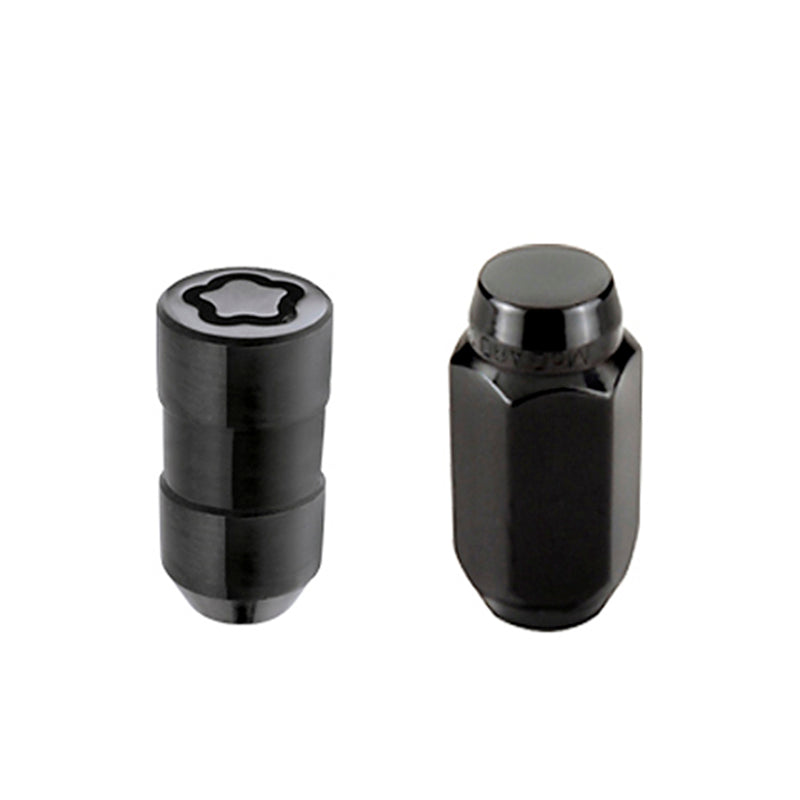 McGard SplineDrive Tuner 23-piece Jeep JL lug nut install kit with locks and cone tool, black finish, includes M14x1.5 and 22mm hex.