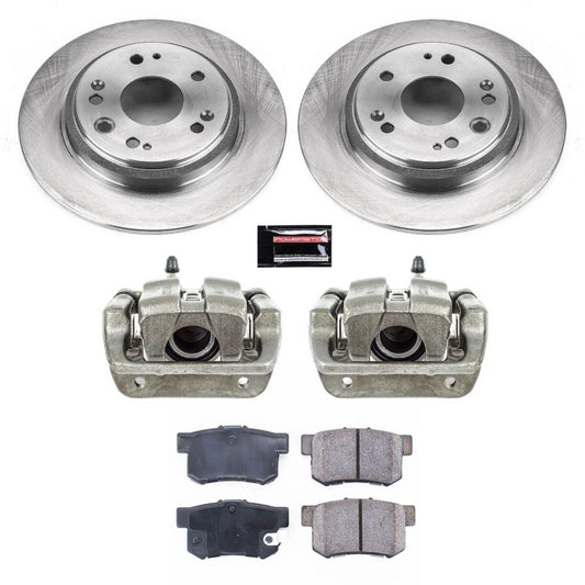 PowerStop Acura RL rear brake kit with calipers, OE-style Autospecialty brake kit for enhanced braking performance.
