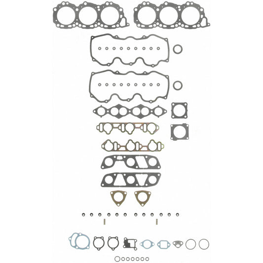 Fel-Pro Nissan Quest HS 9972 PT PermaTorque engine cylinder head gasket set, showing multiple gaskets and seals for engine repair.