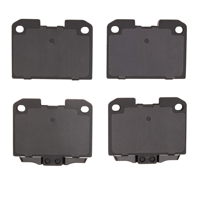 R1 Concepts OE brake pads for Mitsubishi 3000GT R1 93-99 rear, showing the black brake pad with metal backing plate.