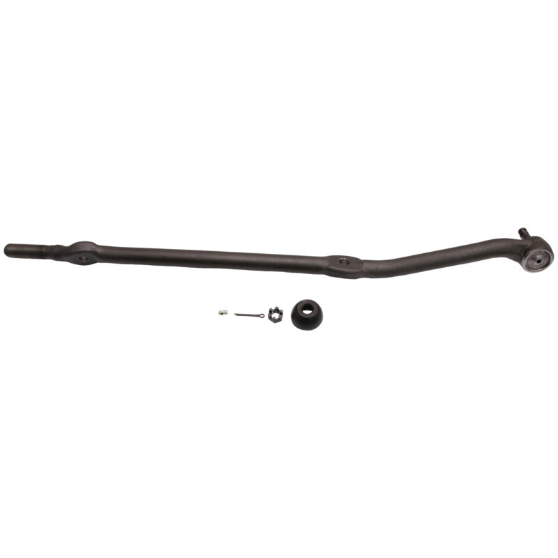 Moog right outer tie rod end for 1997-2006 Jeep Wrangler, part of the steering arm assembly, showing the metal threaded end.