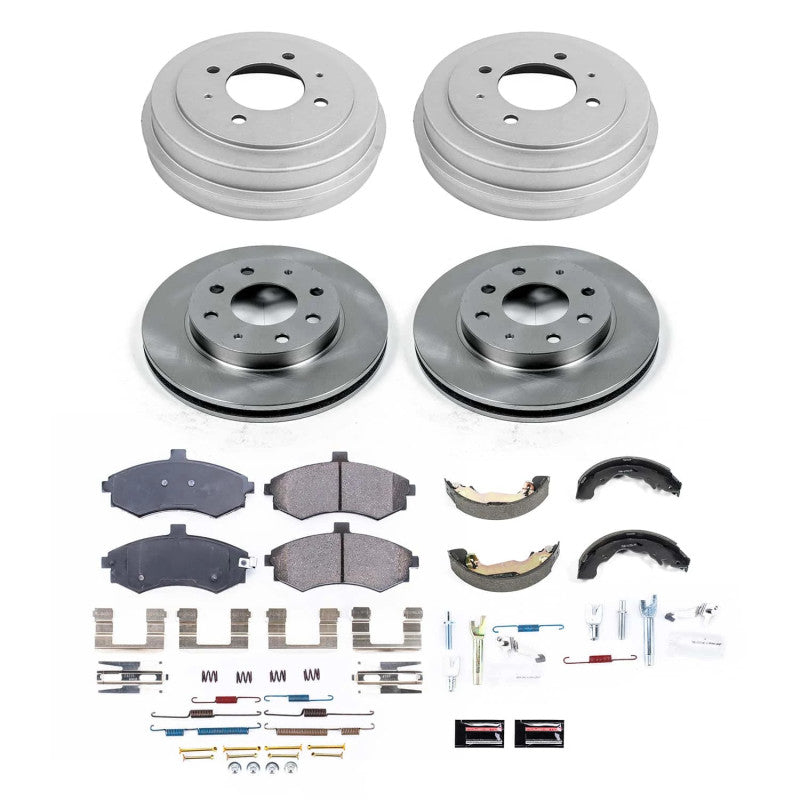 PowerStop OE brake kit for 2003-2005 Hyundai Elantra, front and rear Autospecialty brake components with rotors and pads.