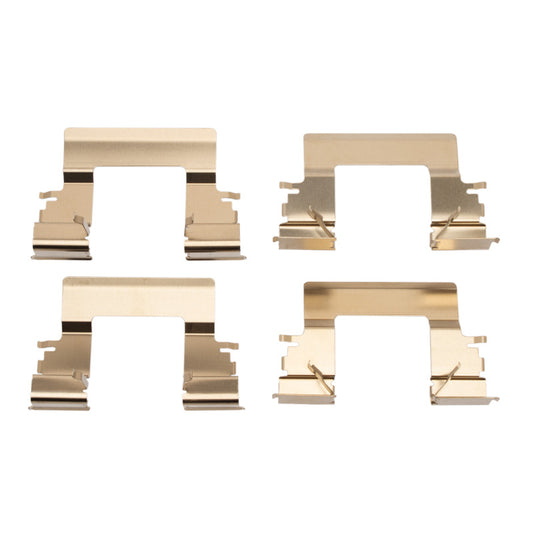DFC brake hardware kit for 2008-2009 Pontiac G8, front premium brake hardware components with detailed view of parts.